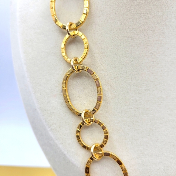 Janna Conner Goldtone Choker Necklace - Picture 6 of 7